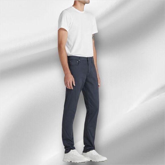 EDWIN Men’s Maddox 5 Pockets Slim Pants in the Size 30X32 in Navy Blue Color - Picture 5 of 9